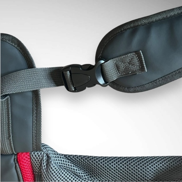 Sling Pet Carrier For Cat Or Dog Red & Gray Adjustable Strap | NWOT - Picture 3 of 5